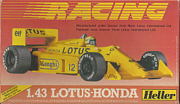 Slotcars66 Lotus Honda 99 F1 1/43rd Scale Plastic Kit by Heller 